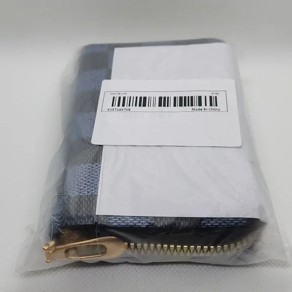 Small Zip Around Card Case - Picture 9 of 9